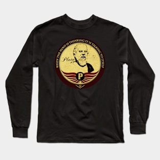 Philosophy Session: Plato Long Sleeve T-Shirt